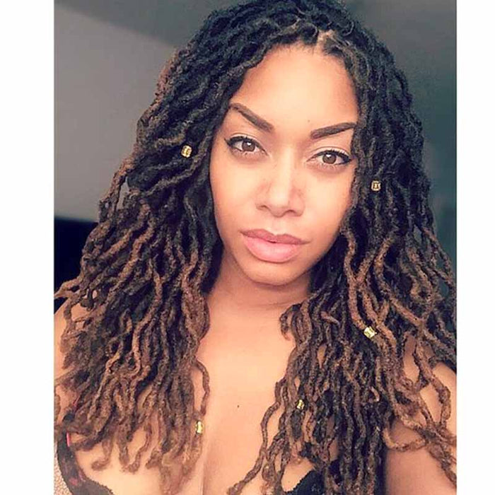 ombre faux locs braids for black women