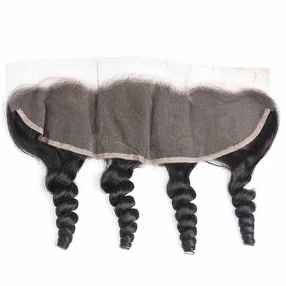 peruvian hair loose wave lace frontal