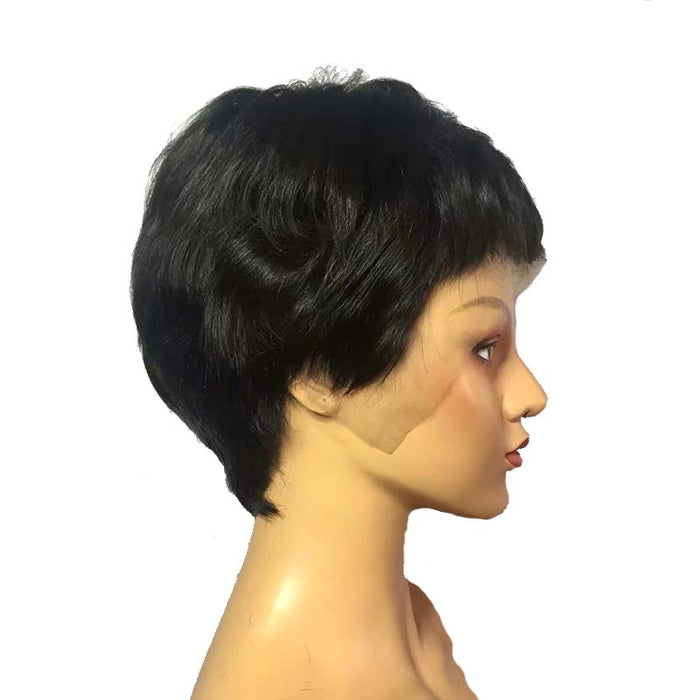 straight pixie cut wig for black women