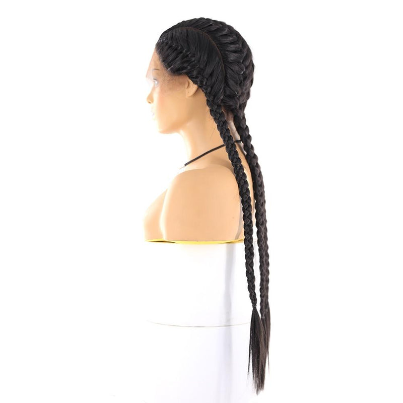 Braided  Lace Front Wigs For Black Women
