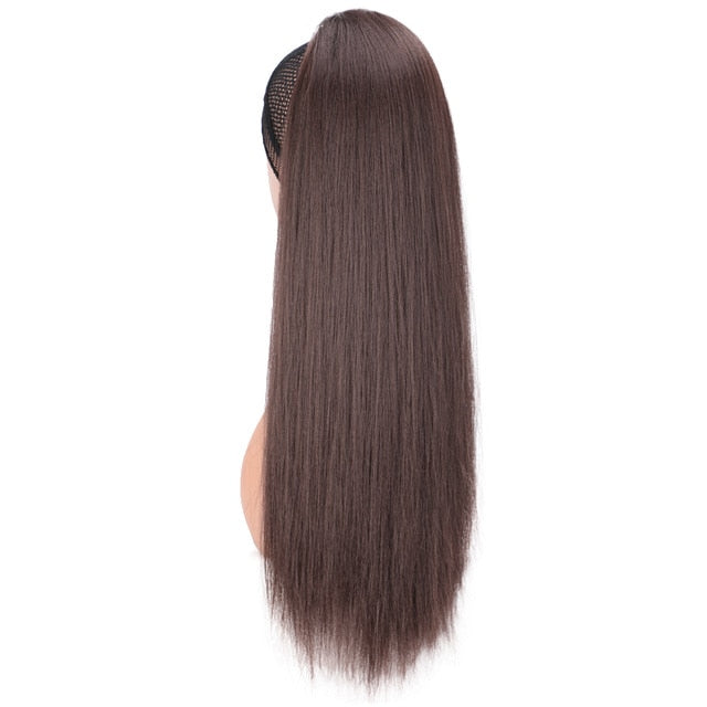 synthetic kinky straight ponytail for women