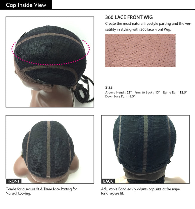 Pre Braided Wig 2 Cornrows lace wig for black women