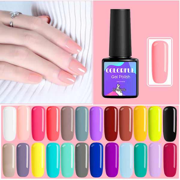 UV Gel Polish Vernis Semi Permanent Gel Varnish Hybrid Gellak Set