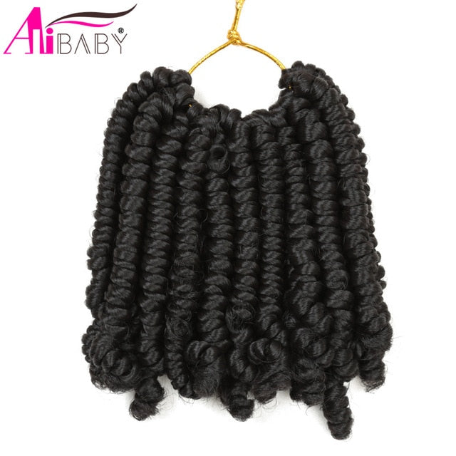 6Inch Bomb Passion Twists  Crochet Braids Synthetic Braiding Hair
