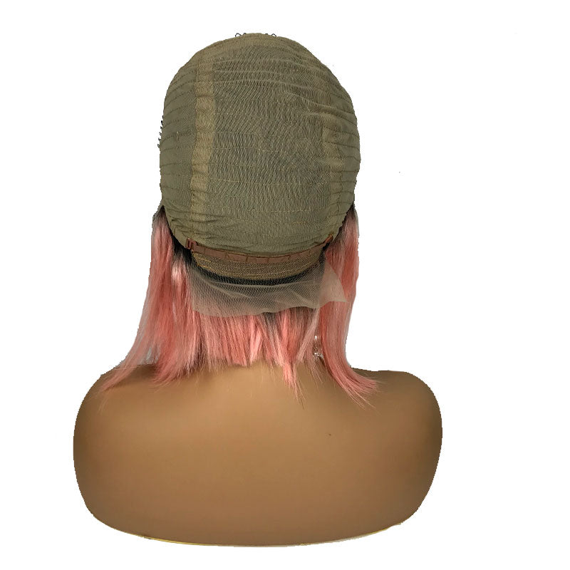 purple pink ombre wig