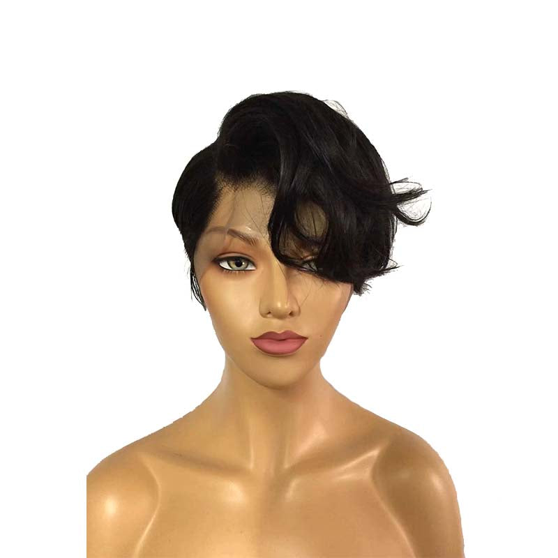 short pixie cut wig brazilian hair for black women