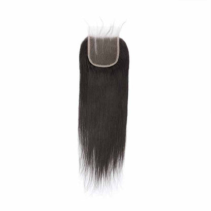 peruvian straight lace closure 3part