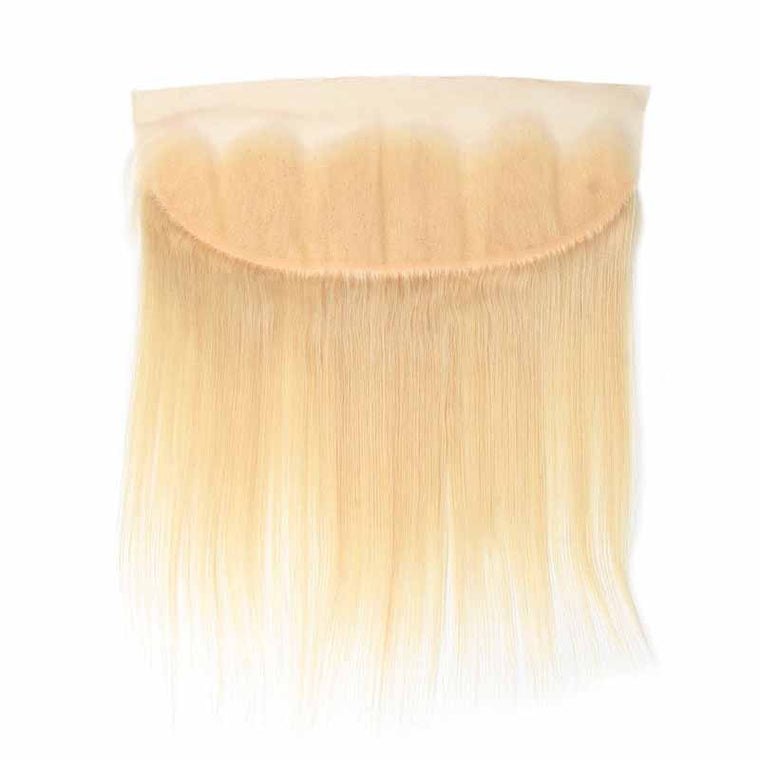 Straight Blonde Lace Frontal 13x4 Brazilian Hair with Baby Hair for Sale