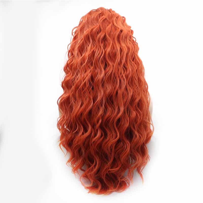 deep wave Synthetic Wig Orange 