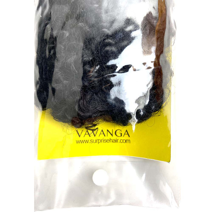 vavanga black afro puff with bangs