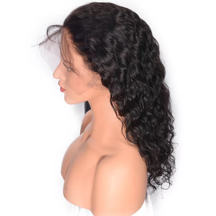 water wave full lace wig human hair 